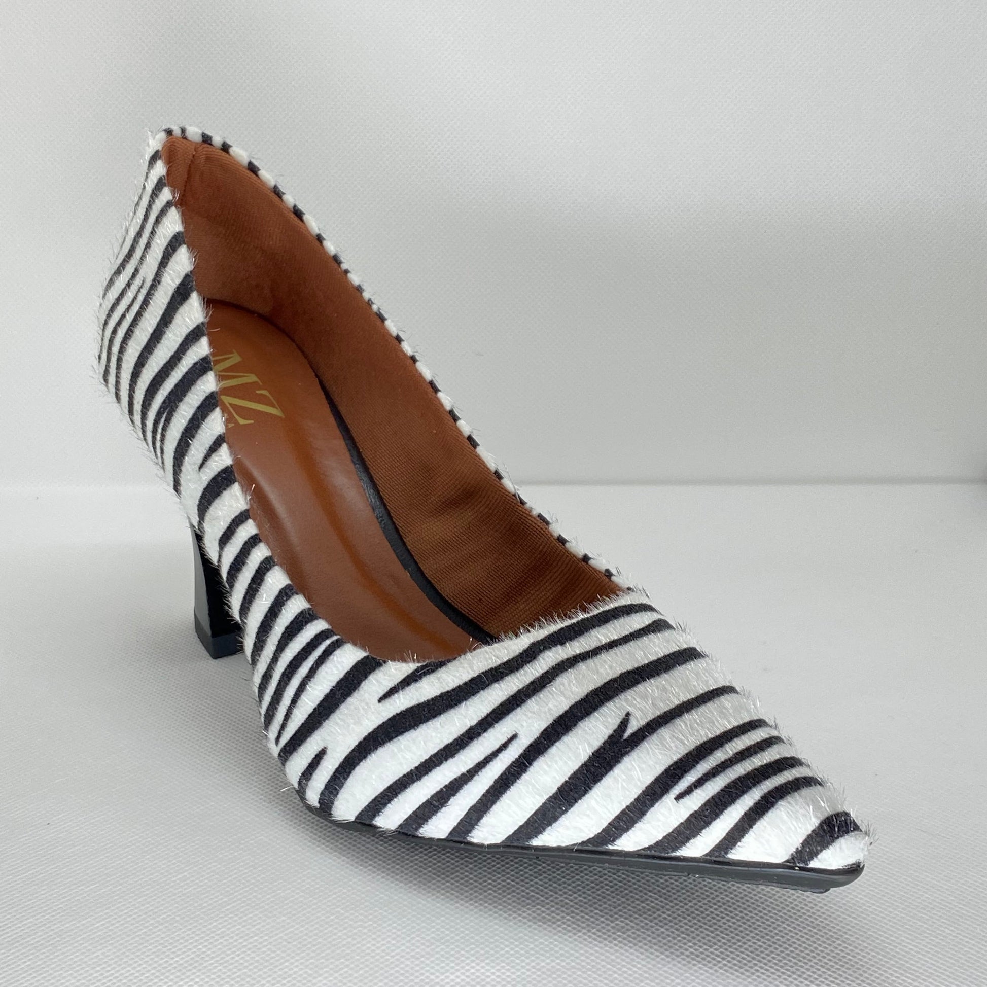 Carai Zebra Textured Animal Print - Shoes from Moda in Pelle UK