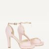 Nebbiolina Rosa Perla Platform Heel Sandals