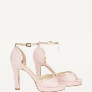 Nebbiolina Rosa Perla Platform Heel Sandals